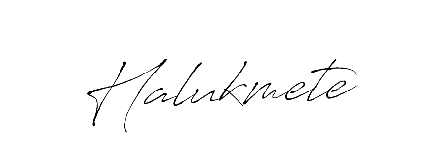 How to make Halukmete signature? Antro_Vectra is a professional autograph style. Create handwritten signature for Halukmete name. Halukmete signature style 6 images and pictures png