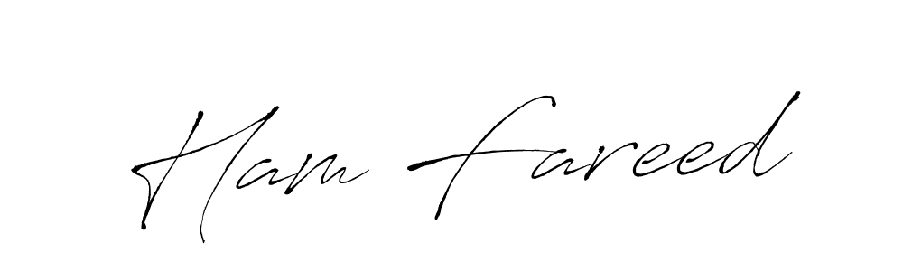 Antro_Vectra is a professional signature style that is perfect for those who want to add a touch of class to their signature. It is also a great choice for those who want to make their signature more unique. Get Ham Fareed name to fancy signature for free. Ham Fareed signature style 6 images and pictures png