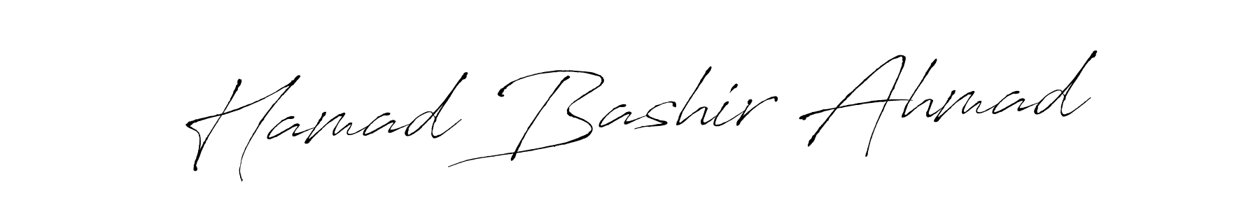 Design your own signature with our free online signature maker. With this signature software, you can create a handwritten (Antro_Vectra) signature for name Hamad Bashir Ahmad. Hamad Bashir Ahmad signature style 6 images and pictures png