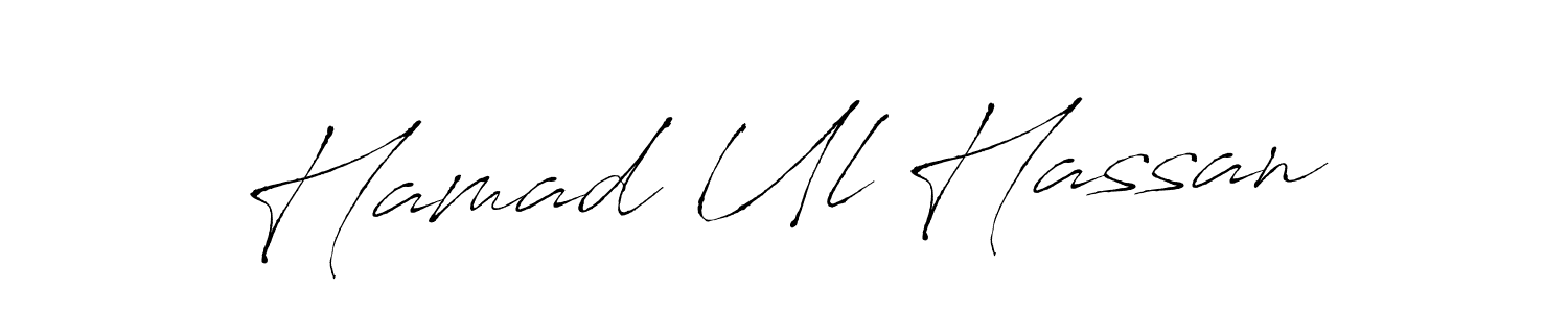 You should practise on your own different ways (Antro_Vectra) to write your name (Hamad Ul Hassan) in signature. don't let someone else do it for you. Hamad Ul Hassan signature style 6 images and pictures png