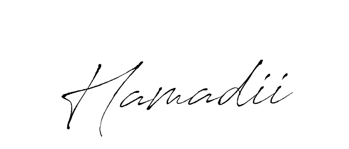 Also we have Hamadii name is the best signature style. Create professional handwritten signature collection using Antro_Vectra autograph style. Hamadii signature style 6 images and pictures png