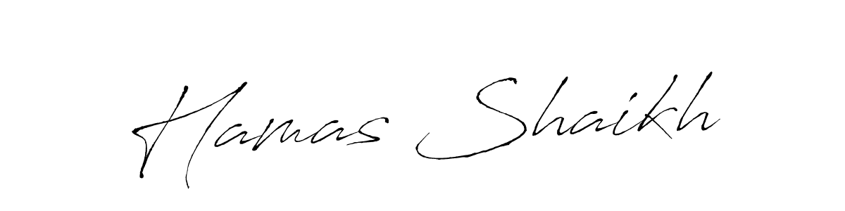 Also we have Hamas Shaikh name is the best signature style. Create professional handwritten signature collection using Antro_Vectra autograph style. Hamas Shaikh signature style 6 images and pictures png