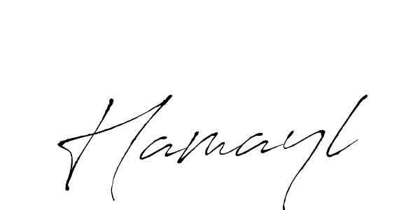 Create a beautiful signature design for name Hamayl. With this signature (Antro_Vectra) fonts, you can make a handwritten signature for free. Hamayl signature style 6 images and pictures png