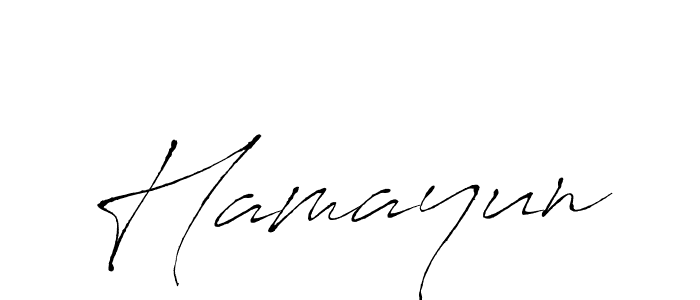 Hamayun stylish signature style. Best Handwritten Sign (Antro_Vectra) for my name. Handwritten Signature Collection Ideas for my name Hamayun. Hamayun signature style 6 images and pictures png
