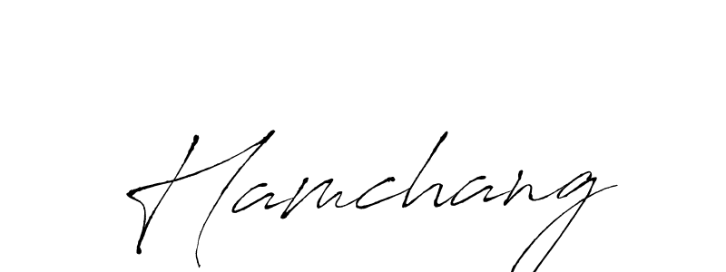 You can use this online signature creator to create a handwritten signature for the name Hamchang. This is the best online autograph maker. Hamchang signature style 6 images and pictures png