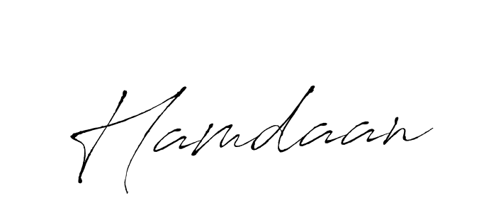 The best way (Antro_Vectra) to make a short signature is to pick only two or three words in your name. The name Hamdaan include a total of six letters. For converting this name. Hamdaan signature style 6 images and pictures png