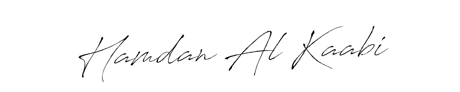 Design your own signature with our free online signature maker. With this signature software, you can create a handwritten (Antro_Vectra) signature for name Hamdan Al Kaabi. Hamdan Al Kaabi signature style 6 images and pictures png