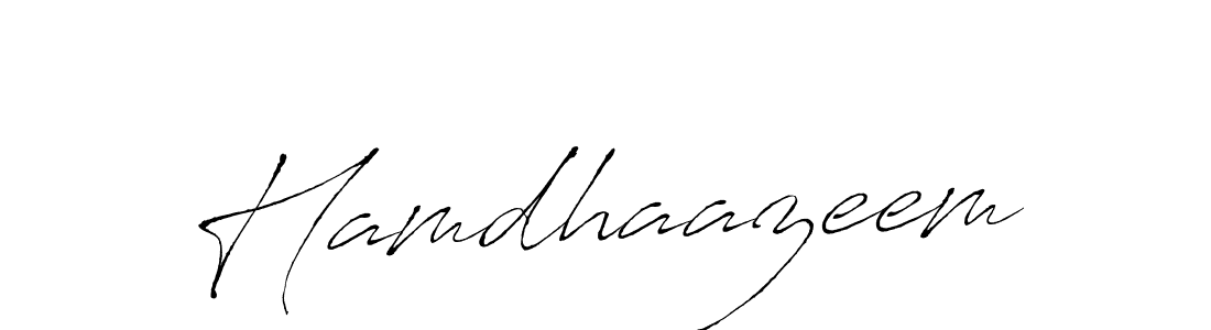 It looks lik you need a new signature style for name Hamdhaazeem. Design unique handwritten (Antro_Vectra) signature with our free signature maker in just a few clicks. Hamdhaazeem signature style 6 images and pictures png