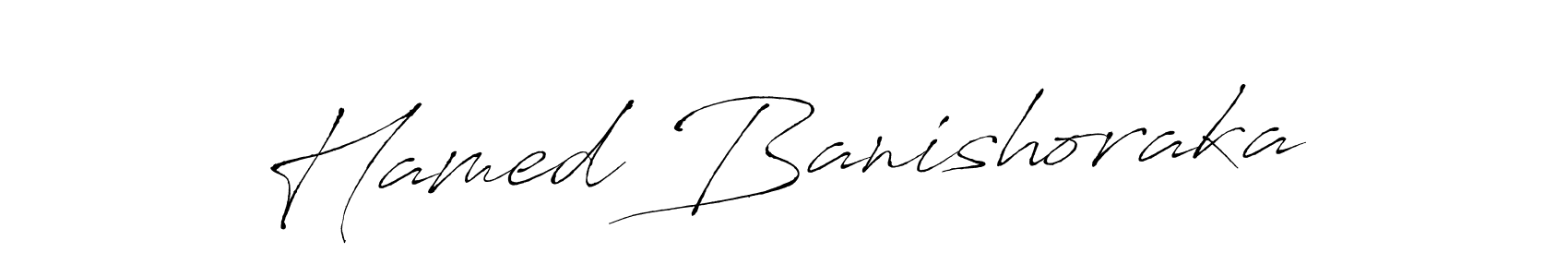 The best way (Antro_Vectra) to make a short signature is to pick only two or three words in your name. The name Hamed Banishoraka include a total of six letters. For converting this name. Hamed Banishoraka signature style 6 images and pictures png
