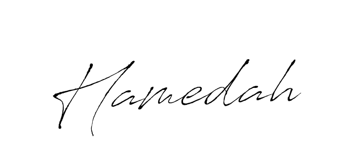 Antro_Vectra is a professional signature style that is perfect for those who want to add a touch of class to their signature. It is also a great choice for those who want to make their signature more unique. Get Hamedah name to fancy signature for free. Hamedah signature style 6 images and pictures png