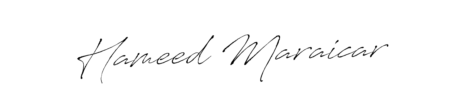 Make a beautiful signature design for name Hameed Maraicar. With this signature (Antro_Vectra) style, you can create a handwritten signature for free. Hameed Maraicar signature style 6 images and pictures png