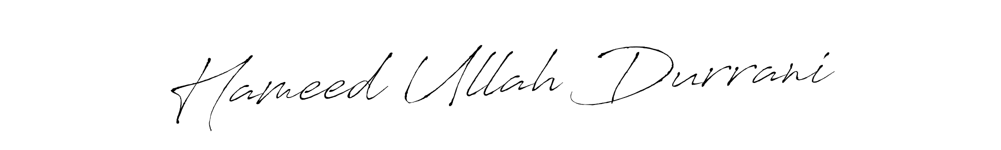 Use a signature maker to create a handwritten signature online. With this signature software, you can design (Antro_Vectra) your own signature for name Hameed Ullah Durrani. Hameed Ullah Durrani signature style 6 images and pictures png