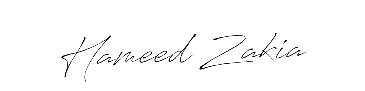 Hameed Zakia stylish signature style. Best Handwritten Sign (Antro_Vectra) for my name. Handwritten Signature Collection Ideas for my name Hameed Zakia. Hameed Zakia signature style 6 images and pictures png