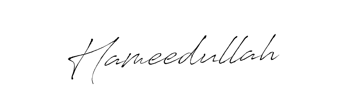 Use a signature maker to create a handwritten signature online. With this signature software, you can design (Antro_Vectra) your own signature for name Hameedullah. Hameedullah signature style 6 images and pictures png