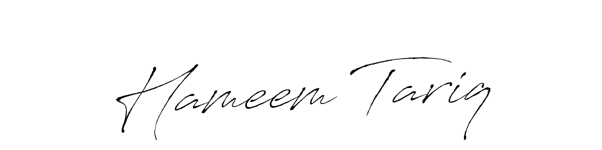 Design your own signature with our free online signature maker. With this signature software, you can create a handwritten (Antro_Vectra) signature for name Hameem Tariq. Hameem Tariq signature style 6 images and pictures png