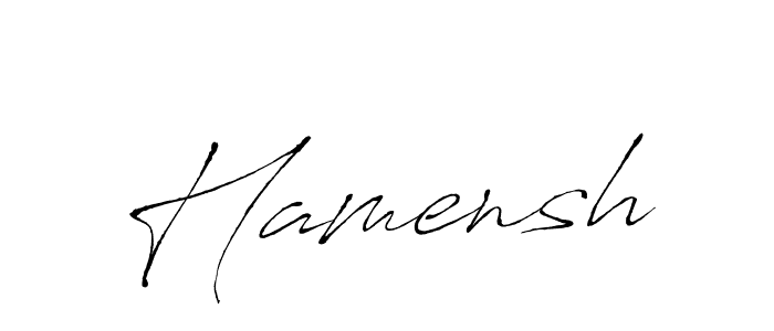 How to make Hamensh name signature. Use Antro_Vectra style for creating short signs online. This is the latest handwritten sign. Hamensh signature style 6 images and pictures png