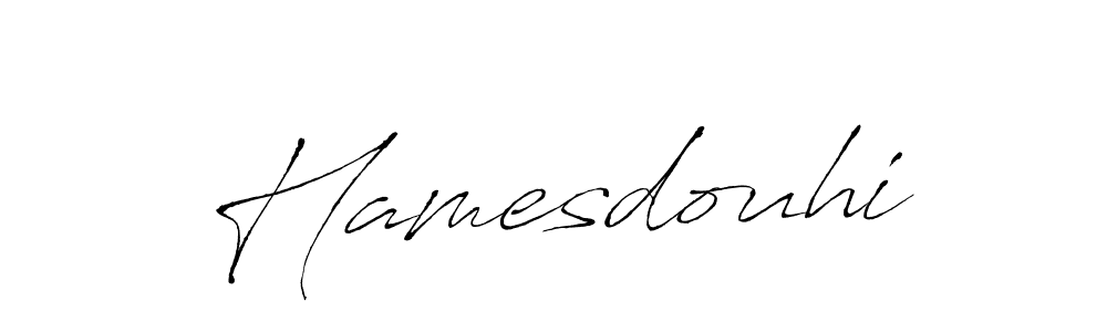Also we have Hamesdouhi name is the best signature style. Create professional handwritten signature collection using Antro_Vectra autograph style. Hamesdouhi signature style 6 images and pictures png