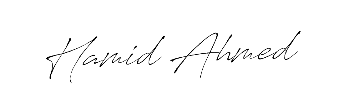 Use a signature maker to create a handwritten signature online. With this signature software, you can design (Antro_Vectra) your own signature for name Hamid Ahmed. Hamid Ahmed signature style 6 images and pictures png