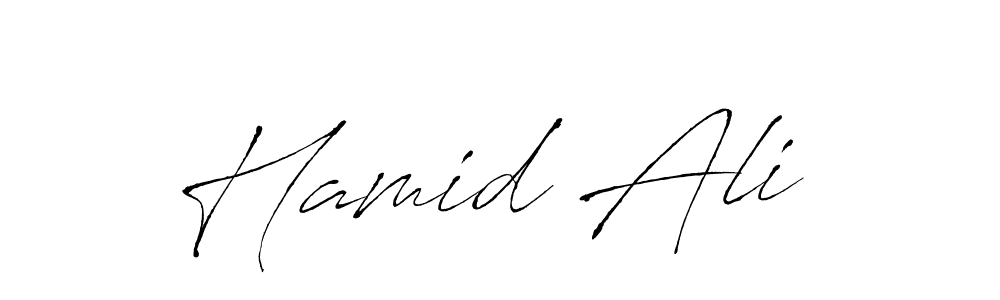 It looks lik you need a new signature style for name Hamid Ali . Design unique handwritten (Antro_Vectra) signature with our free signature maker in just a few clicks. Hamid Ali  signature style 6 images and pictures png