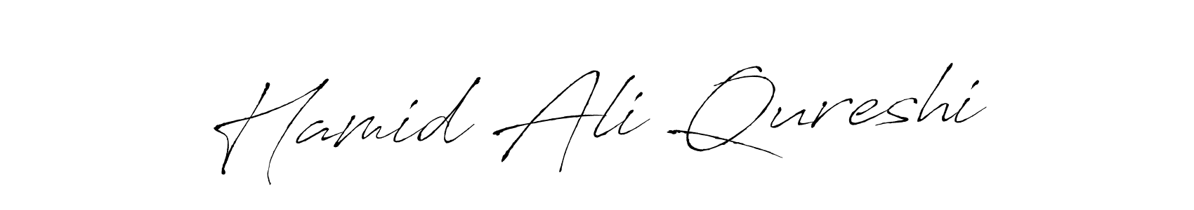 Make a beautiful signature design for name Hamid Ali Qureshi. Use this online signature maker to create a handwritten signature for free. Hamid Ali Qureshi signature style 6 images and pictures png