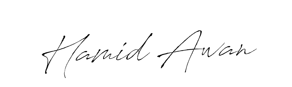 Antro_Vectra is a professional signature style that is perfect for those who want to add a touch of class to their signature. It is also a great choice for those who want to make their signature more unique. Get Hamid Awan name to fancy signature for free. Hamid Awan signature style 6 images and pictures png