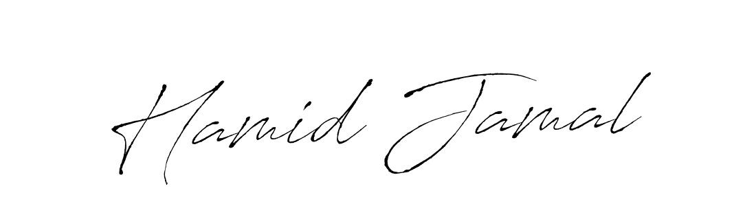 The best way (Antro_Vectra) to make a short signature is to pick only two or three words in your name. The name Hamid Jamal include a total of six letters. For converting this name. Hamid Jamal signature style 6 images and pictures png