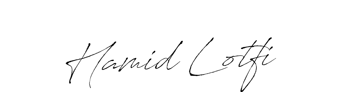 Create a beautiful signature design for name Hamid Lotfi. With this signature (Antro_Vectra) fonts, you can make a handwritten signature for free. Hamid Lotfi signature style 6 images and pictures png