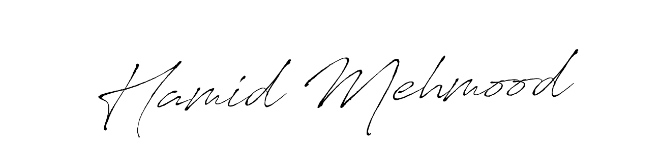 Hamid Mehmood stylish signature style. Best Handwritten Sign (Antro_Vectra) for my name. Handwritten Signature Collection Ideas for my name Hamid Mehmood. Hamid Mehmood signature style 6 images and pictures png