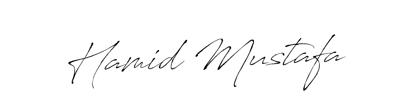 Antro_Vectra is a professional signature style that is perfect for those who want to add a touch of class to their signature. It is also a great choice for those who want to make their signature more unique. Get Hamid Mustafa name to fancy signature for free. Hamid Mustafa signature style 6 images and pictures png