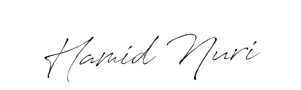 Also we have Hamid Nuri name is the best signature style. Create professional handwritten signature collection using Antro_Vectra autograph style. Hamid Nuri signature style 6 images and pictures png