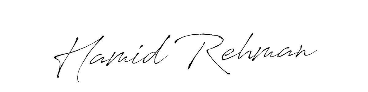 The best way (Antro_Vectra) to make a short signature is to pick only two or three words in your name. The name Hamid Rehman include a total of six letters. For converting this name. Hamid Rehman signature style 6 images and pictures png