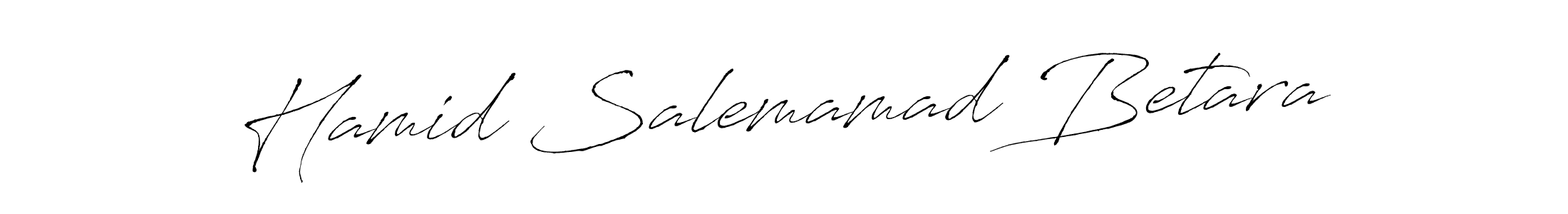 Also You can easily find your signature by using the search form. We will create Hamid Salemamad Betara name handwritten signature images for you free of cost using Antro_Vectra sign style. Hamid Salemamad Betara signature style 6 images and pictures png