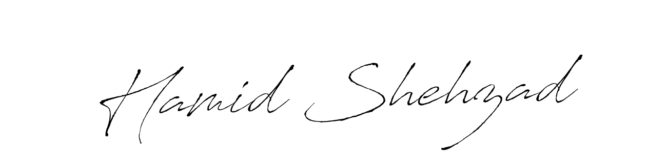 Create a beautiful signature design for name Hamid Shehzad. With this signature (Antro_Vectra) fonts, you can make a handwritten signature for free. Hamid Shehzad signature style 6 images and pictures png