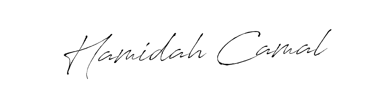 It looks lik you need a new signature style for name Hamidah Camal. Design unique handwritten (Antro_Vectra) signature with our free signature maker in just a few clicks. Hamidah Camal signature style 6 images and pictures png