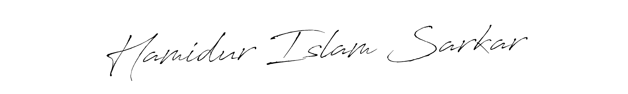 The best way (Antro_Vectra) to make a short signature is to pick only two or three words in your name. The name Hamidur Islam Sarkar include a total of six letters. For converting this name. Hamidur Islam Sarkar signature style 6 images and pictures png