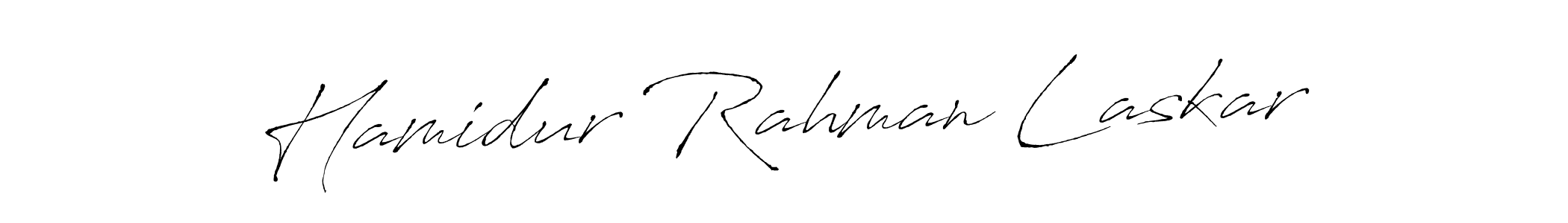 if you are searching for the best signature style for your name Hamidur Rahman Laskar. so please give up your signature search. here we have designed multiple signature styles  using Antro_Vectra. Hamidur Rahman Laskar signature style 6 images and pictures png