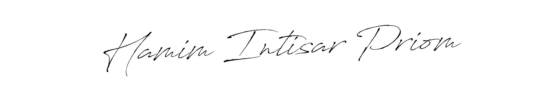 This is the best signature style for the Hamim Intisar Priom name. Also you like these signature font (Antro_Vectra). Mix name signature. Hamim Intisar Priom signature style 6 images and pictures png