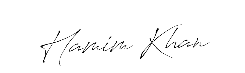 Also we have Hamim Khan name is the best signature style. Create professional handwritten signature collection using Antro_Vectra autograph style. Hamim Khan signature style 6 images and pictures png