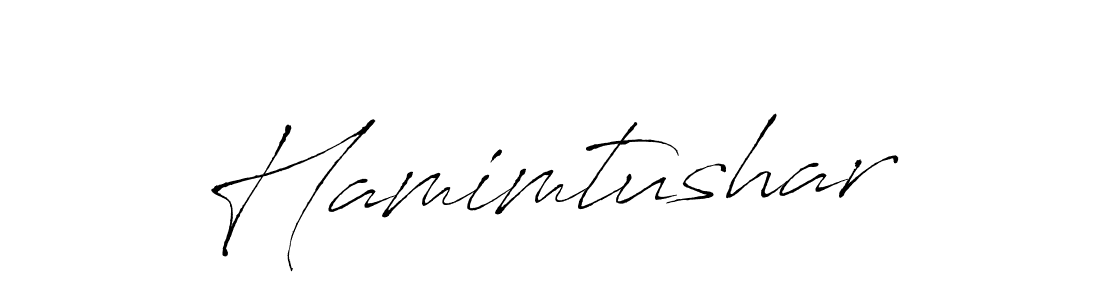 You should practise on your own different ways (Antro_Vectra) to write your name (Hamimtushar) in signature. don't let someone else do it for you. Hamimtushar signature style 6 images and pictures png