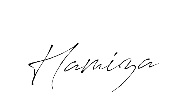 Use a signature maker to create a handwritten signature online. With this signature software, you can design (Antro_Vectra) your own signature for name Hamiza. Hamiza signature style 6 images and pictures png