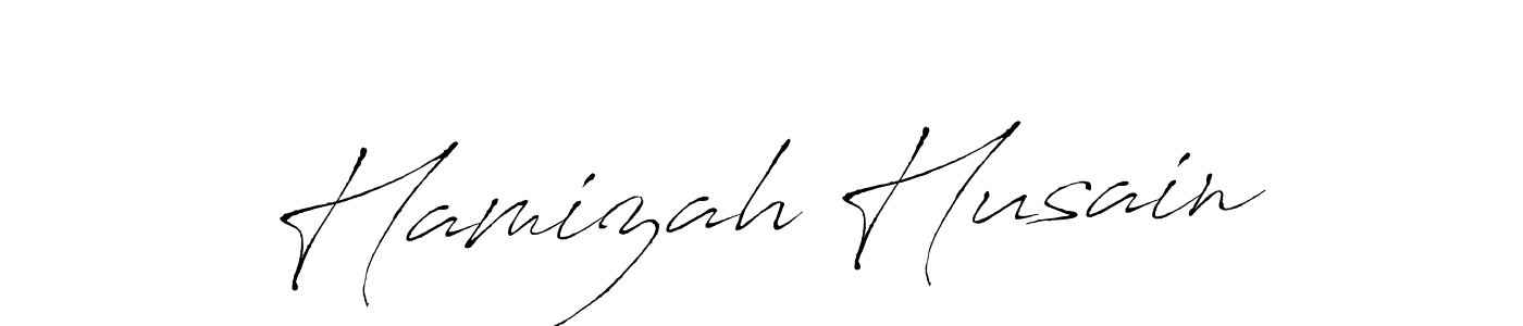 You should practise on your own different ways (Antro_Vectra) to write your name (Hamizah Husain) in signature. don't let someone else do it for you. Hamizah Husain signature style 6 images and pictures png
