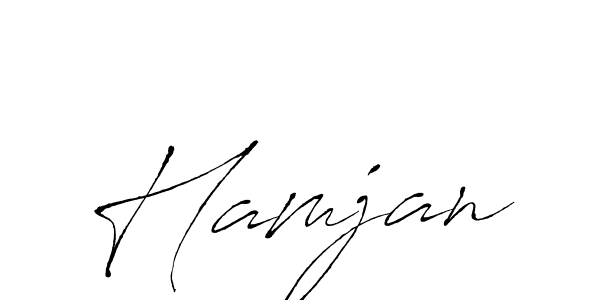 Antro_Vectra is a professional signature style that is perfect for those who want to add a touch of class to their signature. It is also a great choice for those who want to make their signature more unique. Get Hamjan name to fancy signature for free. Hamjan signature style 6 images and pictures png