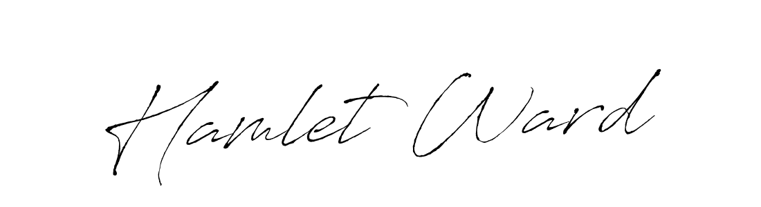 Design your own signature with our free online signature maker. With this signature software, you can create a handwritten (Antro_Vectra) signature for name Hamlet Ward. Hamlet Ward signature style 6 images and pictures png