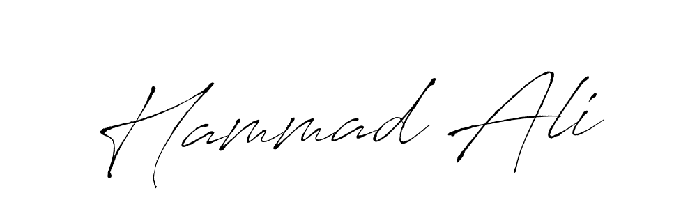 Hammad Ali stylish signature style. Best Handwritten Sign (Antro_Vectra) for my name. Handwritten Signature Collection Ideas for my name Hammad Ali. Hammad Ali signature style 6 images and pictures png