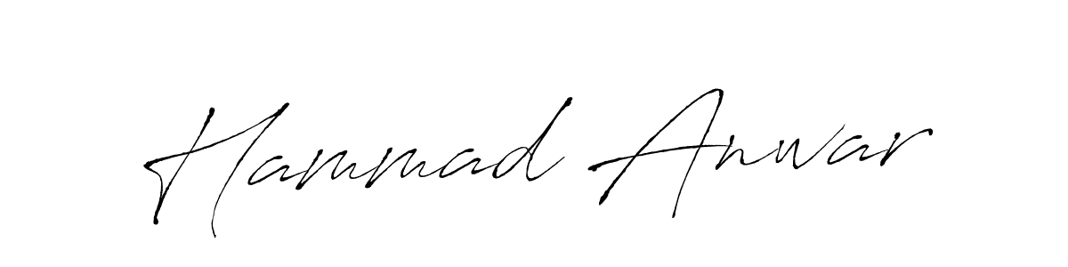 Make a beautiful signature design for name Hammad Anwar. With this signature (Antro_Vectra) style, you can create a handwritten signature for free. Hammad Anwar signature style 6 images and pictures png