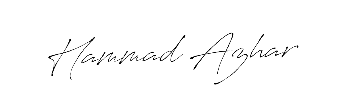 Also You can easily find your signature by using the search form. We will create Hammad Azhar name handwritten signature images for you free of cost using Antro_Vectra sign style. Hammad Azhar signature style 6 images and pictures png