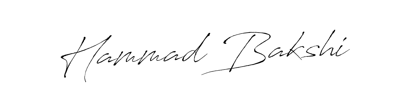Also we have Hammad Bakshi name is the best signature style. Create professional handwritten signature collection using Antro_Vectra autograph style. Hammad Bakshi signature style 6 images and pictures png