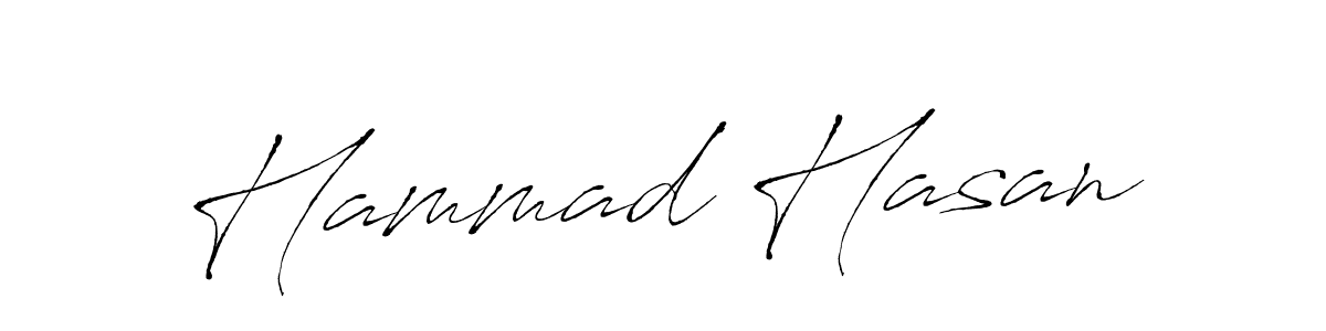 Hammad Hasan stylish signature style. Best Handwritten Sign (Antro_Vectra) for my name. Handwritten Signature Collection Ideas for my name Hammad Hasan. Hammad Hasan signature style 6 images and pictures png