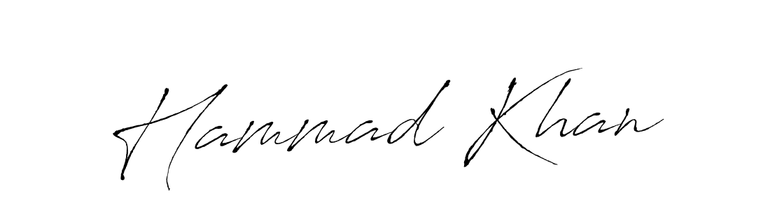 Use a signature maker to create a handwritten signature online. With this signature software, you can design (Antro_Vectra) your own signature for name Hammad Khan. Hammad Khan signature style 6 images and pictures png