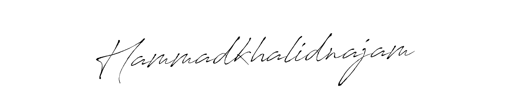 if you are searching for the best signature style for your name Hammadkhalidnajam. so please give up your signature search. here we have designed multiple signature styles  using Antro_Vectra. Hammadkhalidnajam signature style 6 images and pictures png